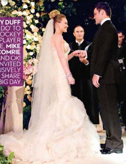 hilary duff wedding pics. Hillary Duff, 23, made now