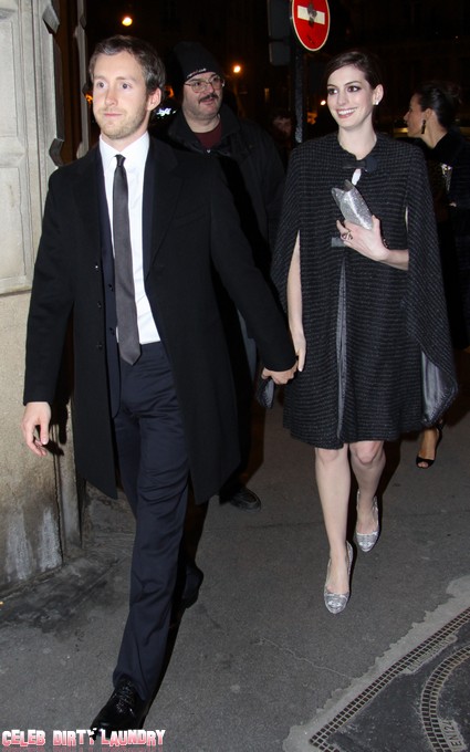 Anne Hathaway and Adam Schulman Celebrated Their Engagement in NYC