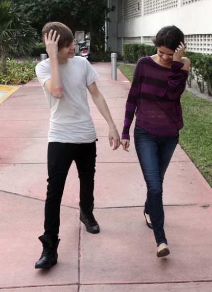 Justin Bieber and Selena Gomez on a Date In Miami