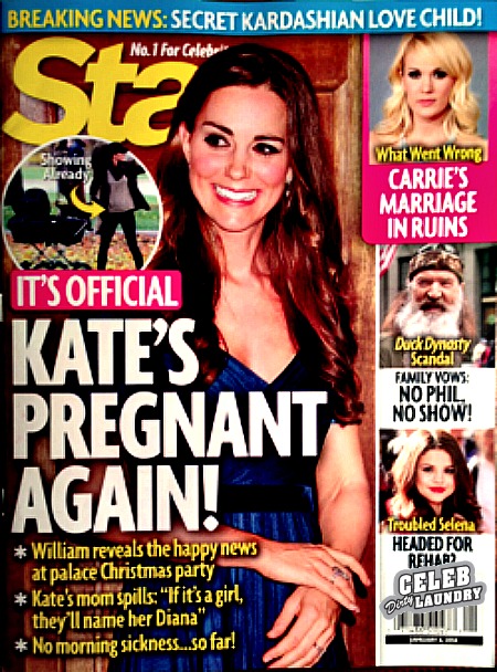 Kate Middleton's Pregnant Again -- Second Royal Baby Officially on the
