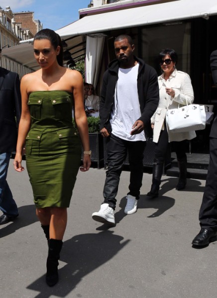 Kris Jenner, Kanye West Already Fighting Over Kim Kardashian's Baby 0110