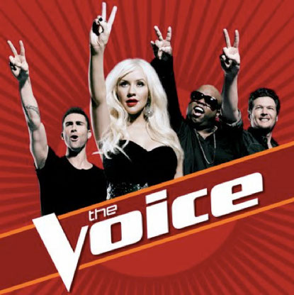 the voice tv show logo. The Voice just popped onto my