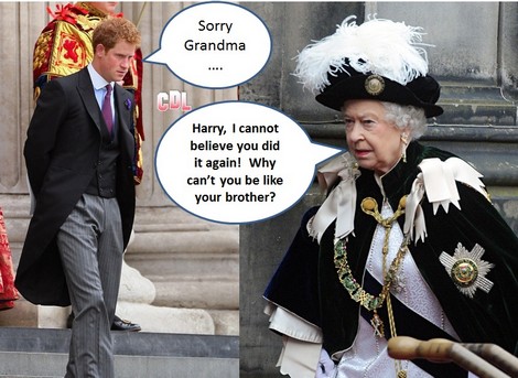 Queen Elizabeth Disgusted With Prince Harry’s Naked Las Vegas Photo Scandal