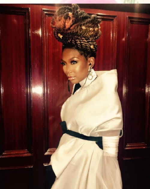 Brandy released from hospital after collapse on plane