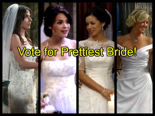 ‘General Hospital’ Spoilers: Who Was Port Charles Prettiest Bride - Vote for Your Favorite Beauty
