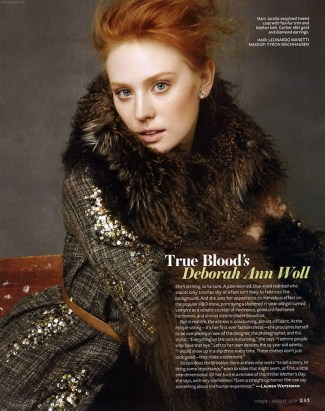 Deborah Ann Woll who is best know for her role as Jessica Hamby on HBO's 