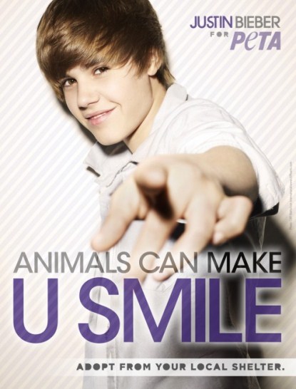 justin bieber animals can make u smile. “Animals Can Make U Smile“