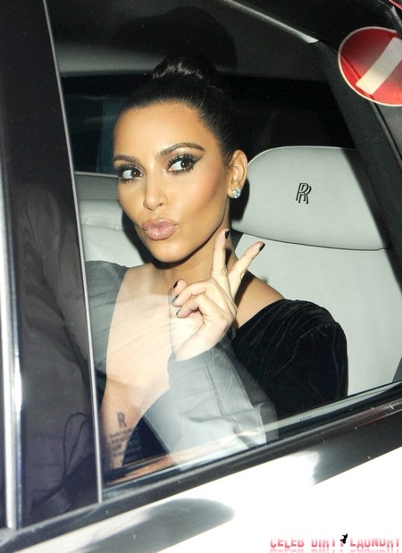 The Kardahsian Sisters Enjoy Dinner with Their Men in London