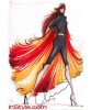 11 Top Fashion Designer's Sketch Katniss's 'Fire Dress' From 'The Hunger Games'