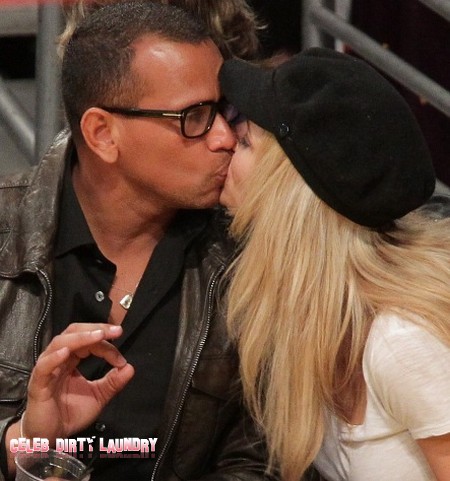 Alex Rodriguez At Lakers Game With New Flame Torrie Wilson