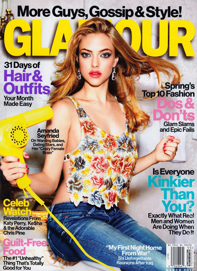 Amanda Seyfried Contemplates Full-Frontal Nudity In The March Issue Of Glamour