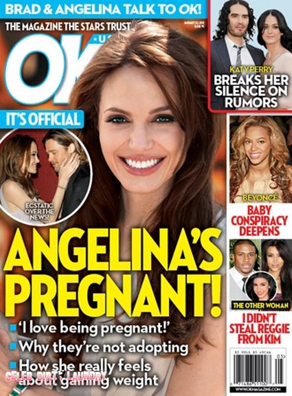It's Official, Angelina Jolie's Pregnant! (Photo)