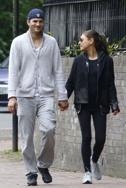 Ashton Kutcher Meets Mila Kunis' Parents In London - Is A Wedding Soon? 0521