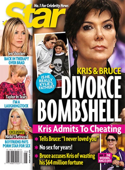 Kris Jenner Admits Bruce Jenner NOT Kylie's Father? - Divorce Bombshell (Photo)