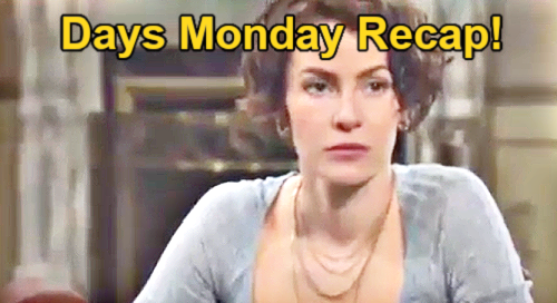 Days of Our Lives Monday, November 11 Recap: Brady Delivers Second Serum Vial to Sarah, EJ Frees Cat