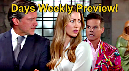 Days of Our Lives Preview Week of March 25: Leo Stops Christening - Alex & Kristen Kiss - Holly’s Tearful Confession