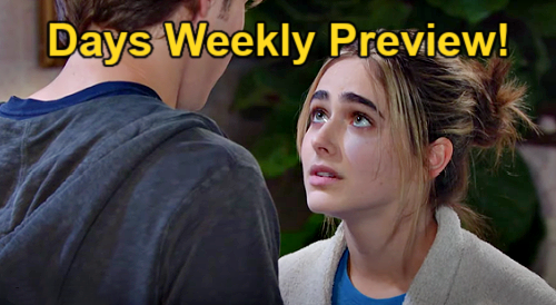 Days of Our Lives Preview: Week of March 11 – CPR for Tripp & Wendy – John’s Fatal Discovery – Tate Kisses Holly