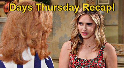 Days of Our Lives Recap: Thursday, April 11 – Catharina’s Mother Mystery – Tate & Holly's Two Secret-Keepers