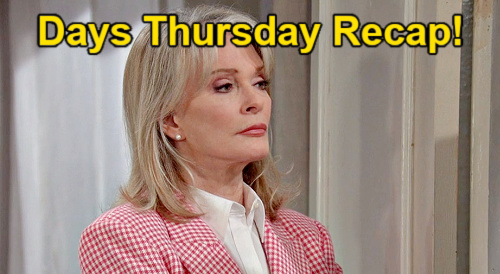 Days of Our Lives Recap: Thursday, July 6 – Wrong Woman in Handcuffs, Quick Getaway and Engagement News