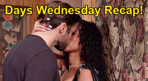 Days of Our Lives Recap: Wednesday, April 26 – Talia Sneaks Off to Kiss Accomplice – Nicole & Gabi’s DiMera Jobs