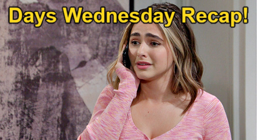Days of Our Lives Recap: Wednesday, March 27 – Holly Poses as Theresa – Jada Blasts Homewrecker Stephanie