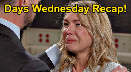 Days of Our Lives Recap: Wednesday, November 15 – Nicole Sobs Over Baby Loss – Sloan Rescues Leo - Dimitri Leaves Salem
