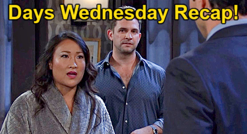 Days of Our Lives Recap: Wednesday, March 29 – Stefan & Melinda Trask’s Fake Bedroom Romp – Paulina’s Scary Note