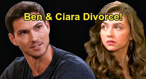 Days of Our Lives Spoilers: Ben Attacks Ciara, CIN Divorce Brings Victoria Konefal’s Exit – Jordan Prediction Comes True?