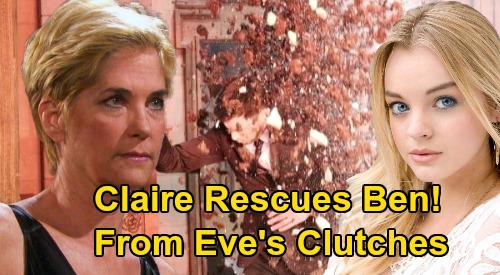 Days of Our Lives Spoilers: Claire Saves Ben’s Life, Stops Eve’s Deadly Plans – Rescues Ciara’s Husband from Certain Death?