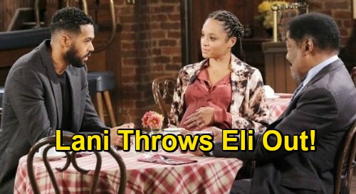 Days of Our Lives Spoilers: Lani Throws Eli Out of the Apartment – Disgusted with Lying Husband, Not Sorry Enough for Kristen Betrayal