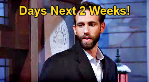 Days of Our Lives Spoilers Next 2 Weeks: Jada vs Everett, Eric’s Ultimatum, Theresa’s Mess - Brady & Rachel’s Date
