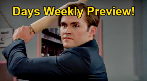 Days of Our Lives Spoilers Preview: Week of May 15 – Colin & Paulina’s Rooftop Showdown – EJ Proposes to Nicole