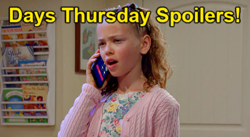 Days of Our Lives Spoilers Thursday, February 26: Sophia Threatens Rachel Into Holly Drug Refill Plot