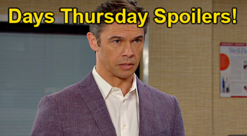 Days of Our Lives Spoilers Thursday, November 20: Rachel’s Dangerous Plot, Rafe & Cat’s Roadblock, Justin’s Warning