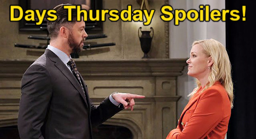 Days of Our Lives Spoilers: Thursday, November 9 – Dr. Rolf’s Help for Dimitri – Gabi’s Terrible Fate – Belle Rips Into EJ