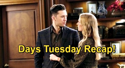 Days of Our Lives Spoilers: Tuesday, December 8 Recap - Rafe's News About Hope - Chad Accuses Abigail of Jake Affair