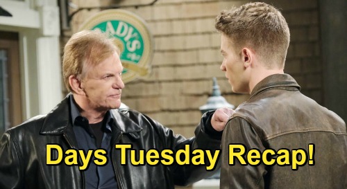 Days of Our Lives Spoilers: Tuesday, January 5 Recap - Cousin Angelo Gives Charlie Up - Gwen Threatens Chad - Roman Blasts Tripp