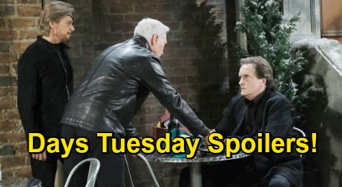 Days of Our Lives Spoilers: Tuesday, January 5 – John & Steve’s Charlie Discovery, Cousin Angelo Spills – Allie Shares Clue with Marlena