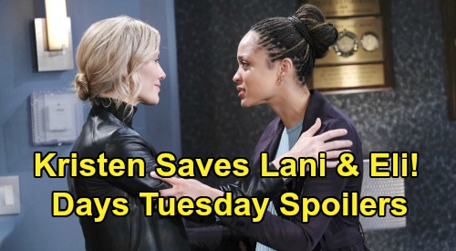 Days of Our Lives Spoilers: Tuesday, October 13 – Gwen’s Doomed Party Plan – Kristen Pleads Guilty to Save Eli & Lani’s Marriage