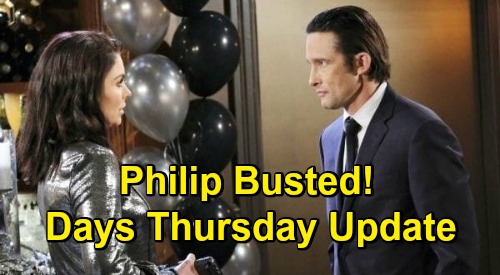 Days of Our Lives Spoilers Update: Thursday, December 31 – Jake & Kate Blowup – Philip Busted – Anna & Abigail’s Search Pays Off