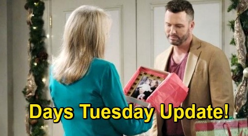 Days of Our Lives Spoilers Update: Tuesday, December 22 – Charlie’s Quick Escape Stuns Claire – Nicole’s Secret – Sami’s Bad Timing