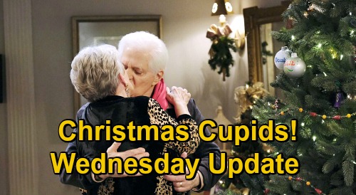 Days of Our Lives Spoilers Update: Wednesday, December 23 – Claire Gives Ben Ciara's Surprise – Doug & Julie Christmas Cupids
