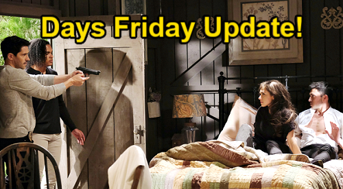 Days of Our Lives Spoilers Update: Friday, August 13 – Theo Finds Ciara & Ben in Bed Together – Steve’s Bad News