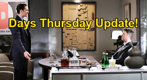 Days of Our Lives Spoilers Update: Thursday, August 19 – Theo’s Goodbye - Chanel Hypes Mystery Man – EJ’s Mission for Chad