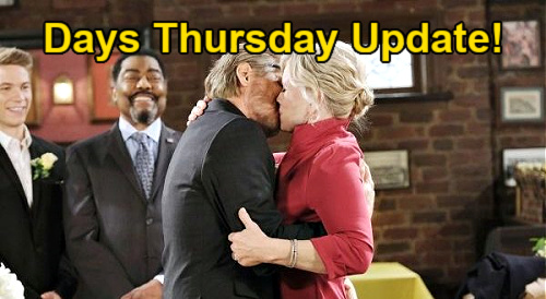 Days of Our Lives Spoilers Update: Thursday, February 11 – Valentine’s Day Surprises – Wedding Bells, Reunions & Back-from-the-Dead Bomb
