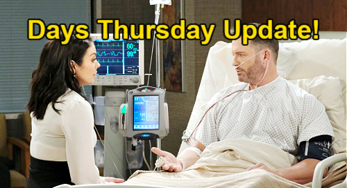 Days of Our Lives Spoilers Update: Thursday, February 4 – Brady Furious Over Kristen Prison Break – Ciara Runs for Freedom & Ben Reunion