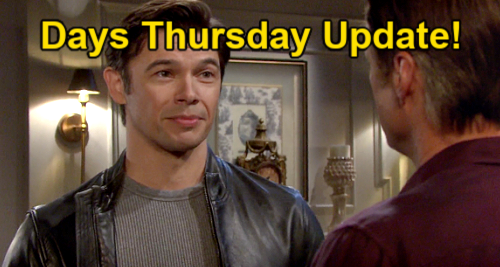 Days of Our Lives Spoilers Update: Thursday, March 11 – Shawn Hospitalized – Evan Back into Hiding – Ciara Causes Gas Leak