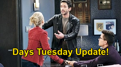 Days of Our Lives Spoilers Update: Tuesday, January 12 – Allie’s Mission Ruined – Charlie Manipulates Claire, Shawn Intervenes