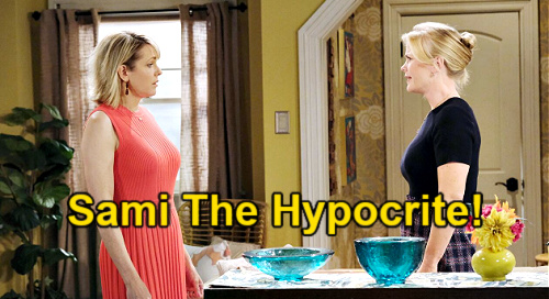 Days of Our Lives Spoilers Update: Tuesday, June 1 – Sami Total Hypocrite - Xander’s Wish Granted – Kate Threatens Dr. Snyder