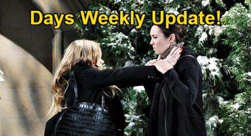 Days of Our Lives Spoilers Update: Week of February 15 – Abigail Strangles Gwen in Cemetery Battle – Gabi’s New Revenge